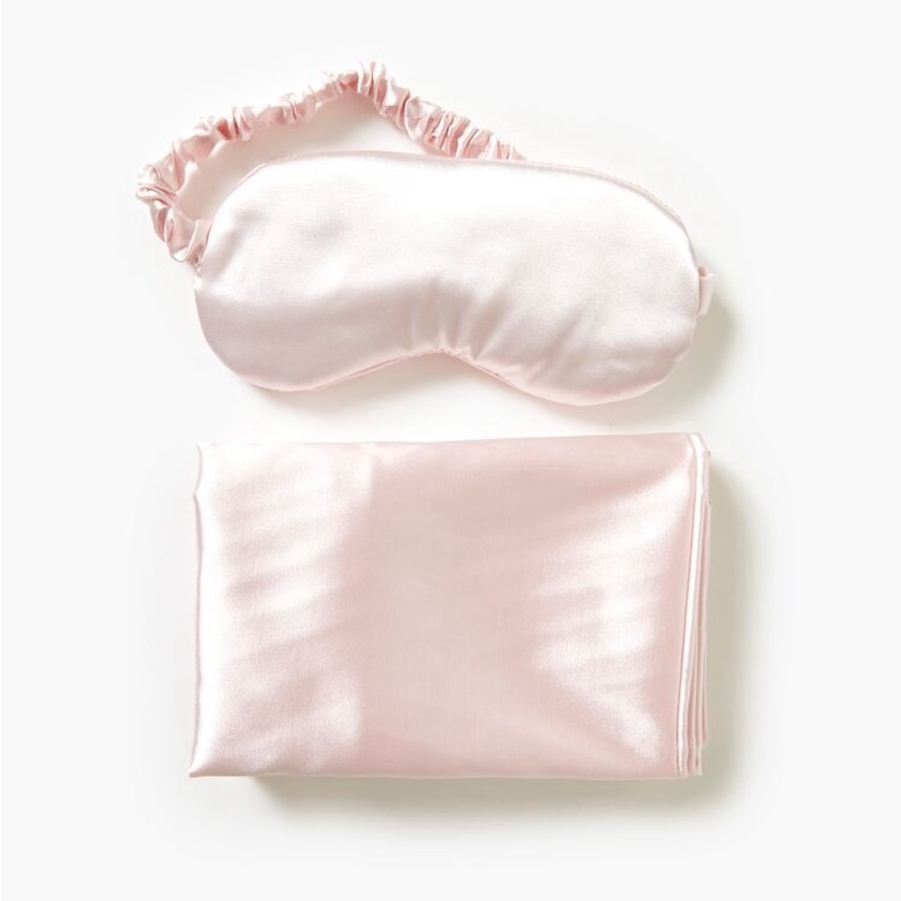 Pillow Case & Eye Mask Set